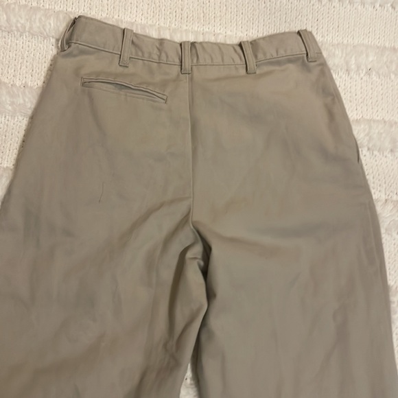 George khaki pants boys size 14 polyester cotton blend tan beige school uniform - Picture 8 of 11